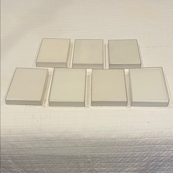 Vintage Other - Bundle 7 7x5” transparent acrylic picture frames frameless minimalist  table top